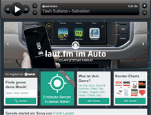 Tablet Screenshot of laut.fm